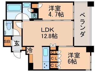 オーパスレジデンス銀座イーストの物件間取画像